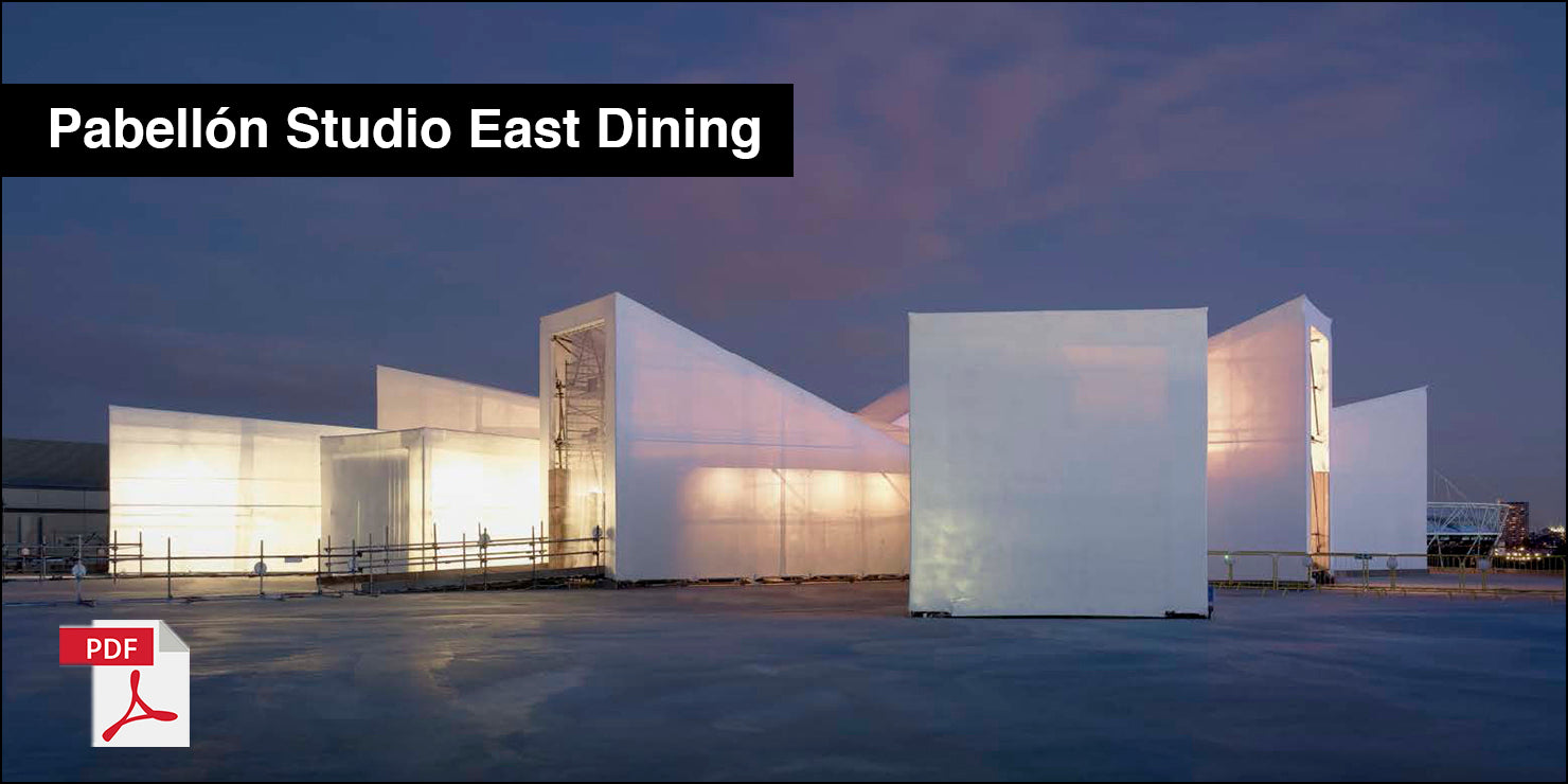 Pabellón Studio East Dining. Proyecto en PDF. Carmody Groarke