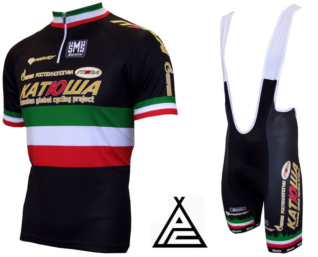 Edition Filippo Pozzato Italian Champion Jersey and Bibshorts - Prendas Ciclismo