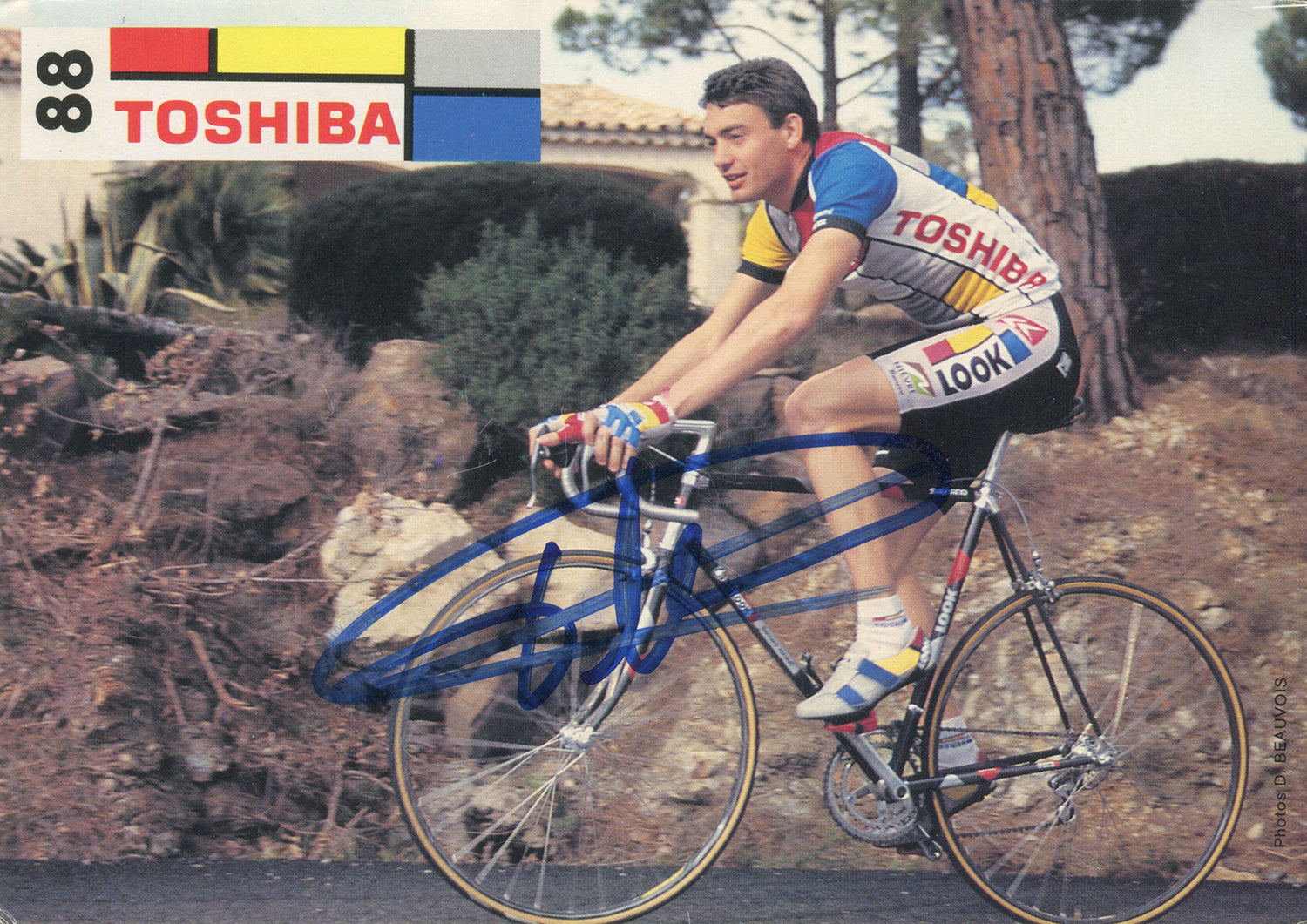Fabrice Philipot joined the Toshiba Cycling Team in 1988 after 16 victories the previous three seasons.  He went onto win the young rider competition at the 1989 Tour de France.