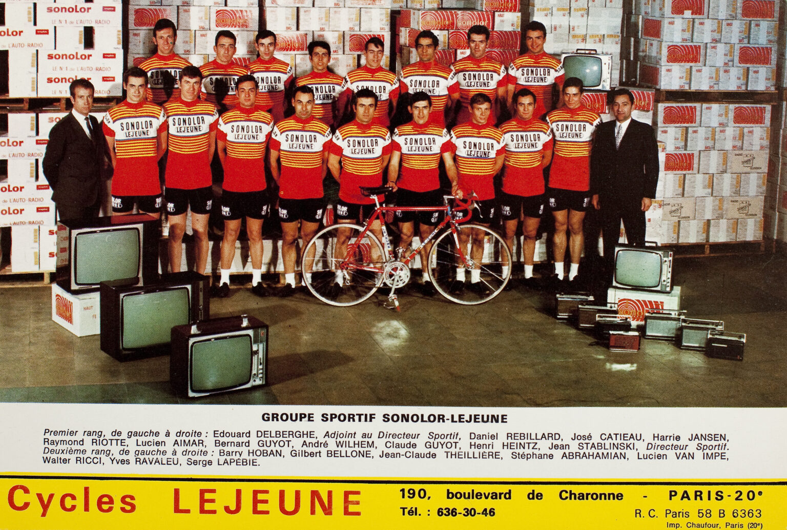 Sonolor Team Postcard