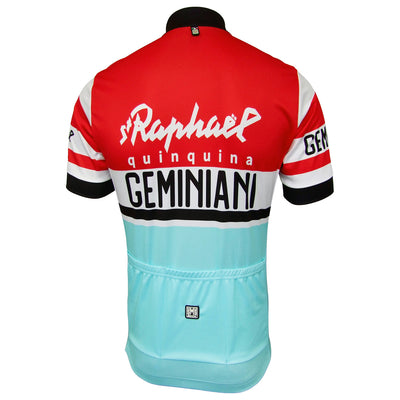 santini retro cycling jersey