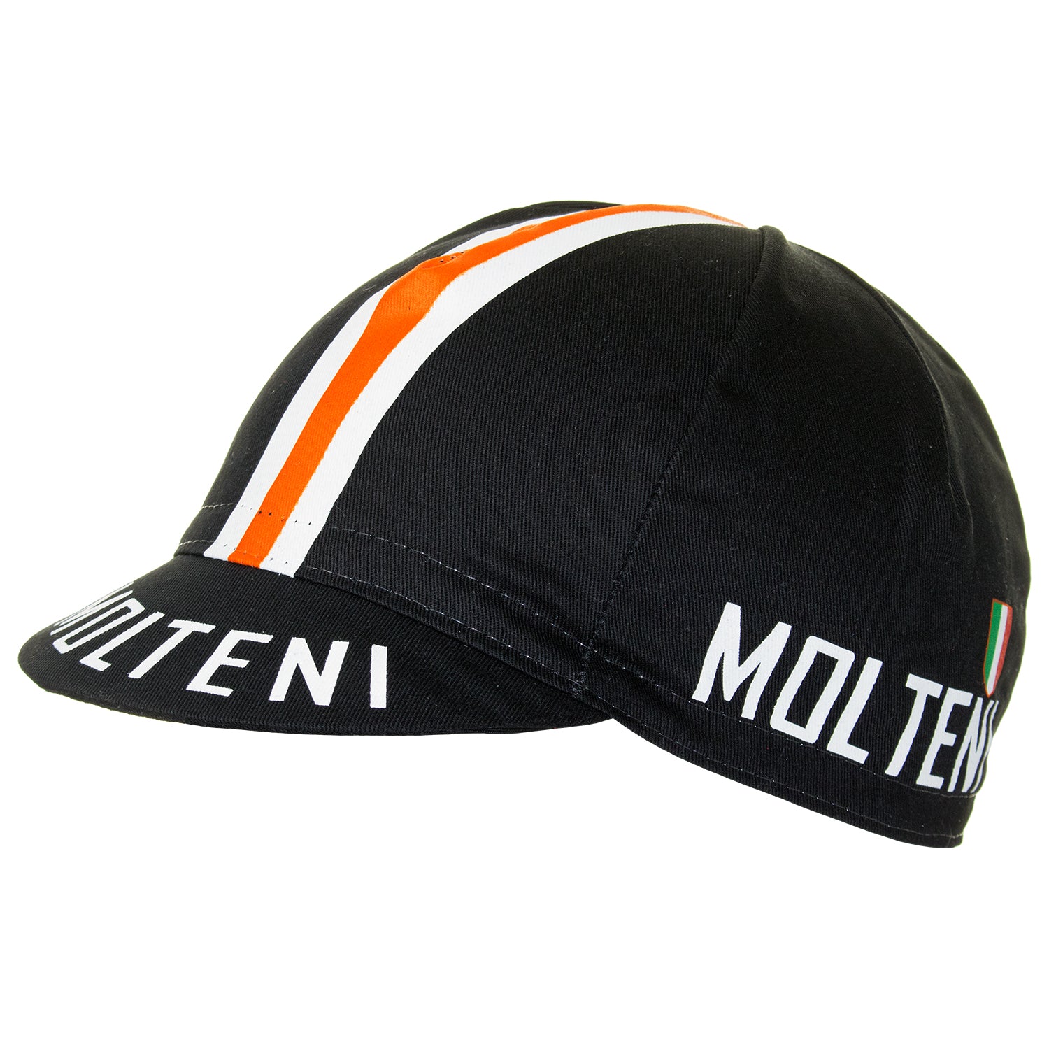 orange cycling cap