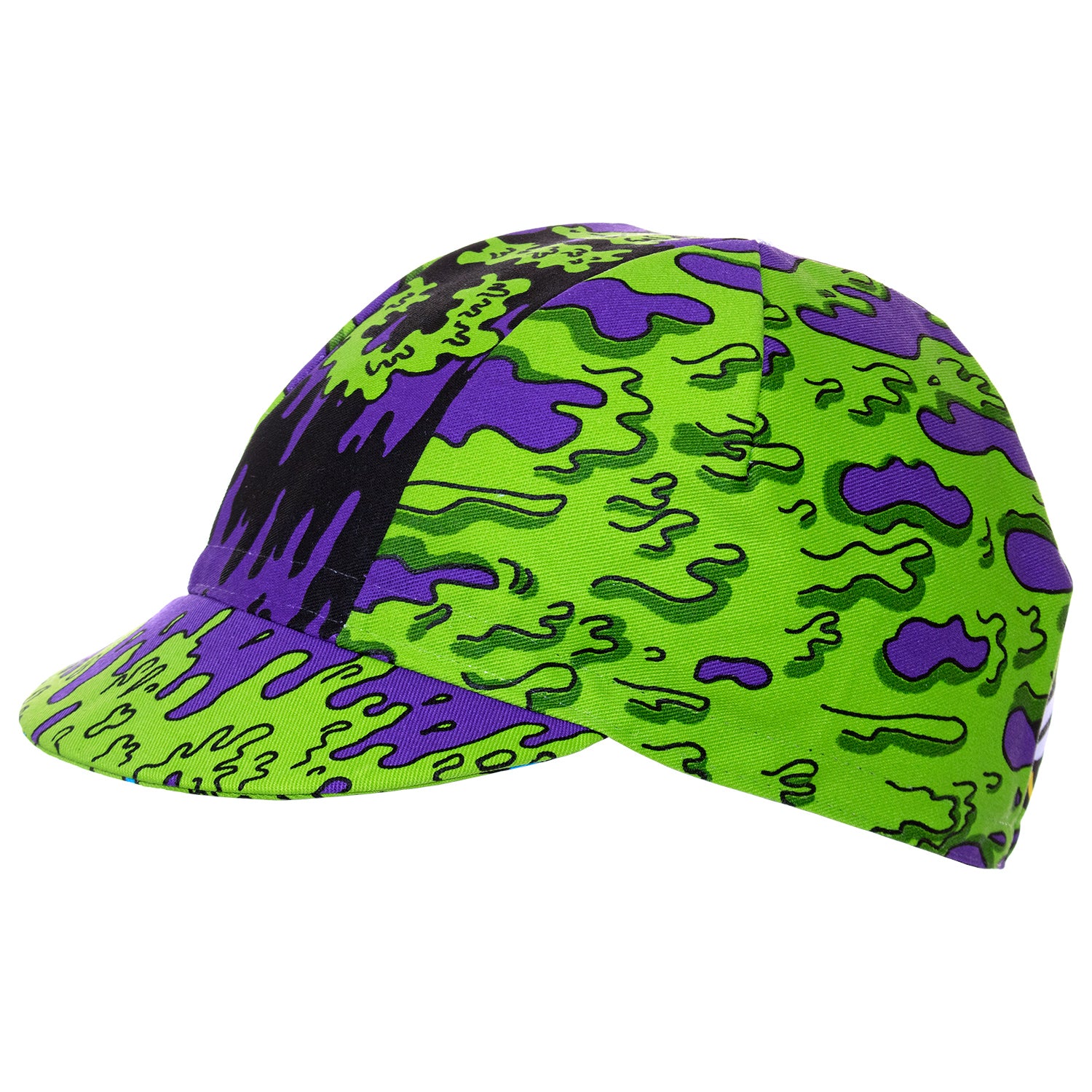 green cycling cap