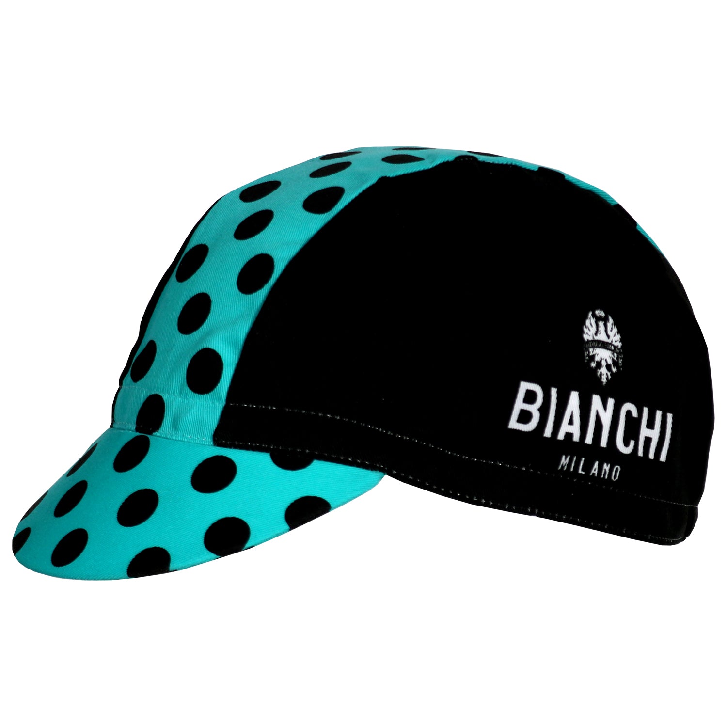 polka dot cycling cap