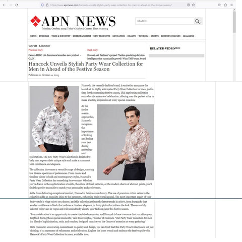 https://www.apnnews.com/hancock-unveils-stylish-party-wear-collection-for-men-in-ahead-of-the-festive-season/