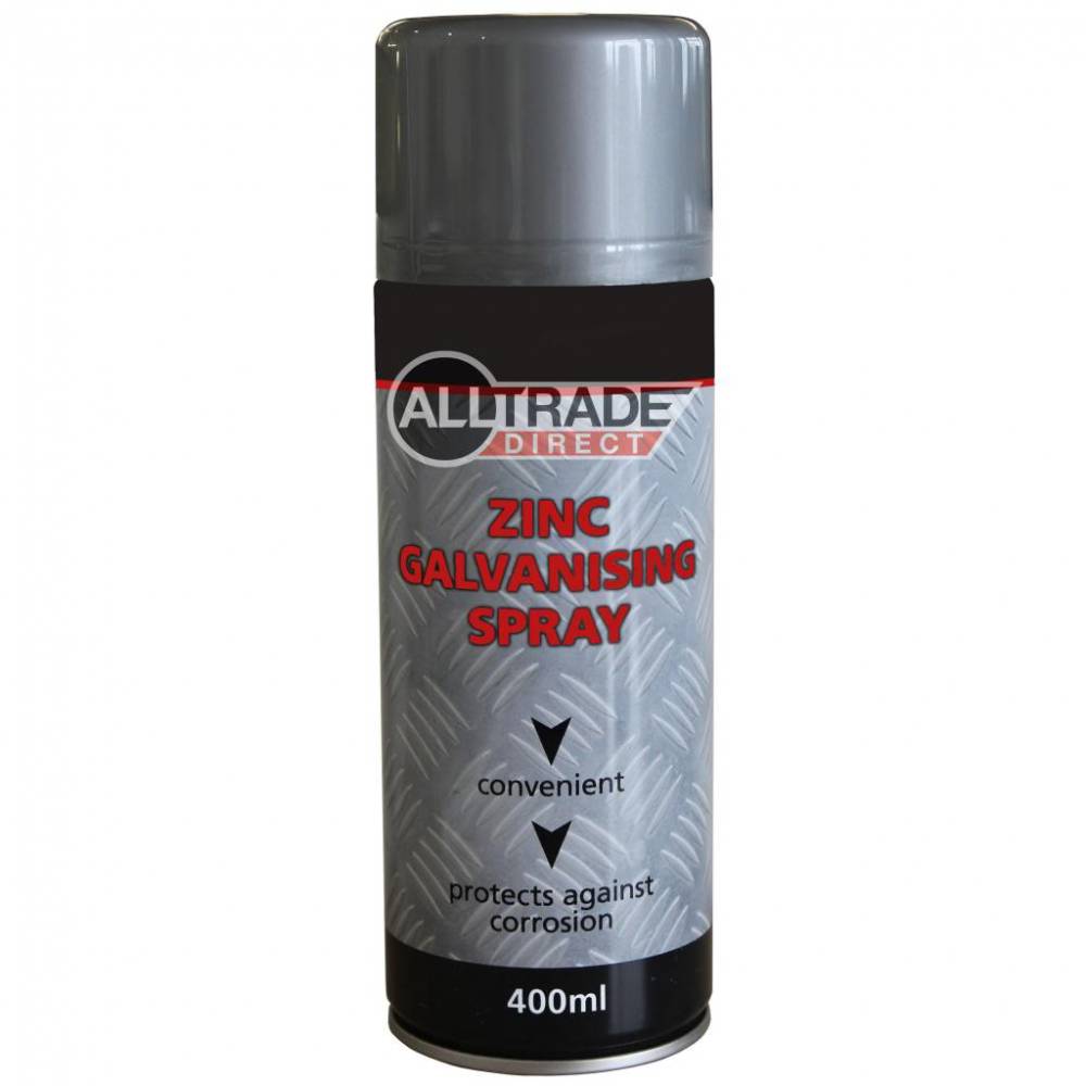 Zinc Galvanising Spray Paint Aerosol 400ml | Protect Against Corrosion ...