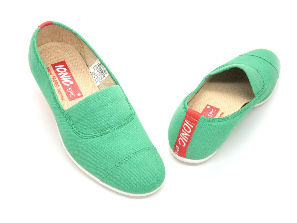 Women's Paris in Green - Ionic Epic simply FABRIC footwear