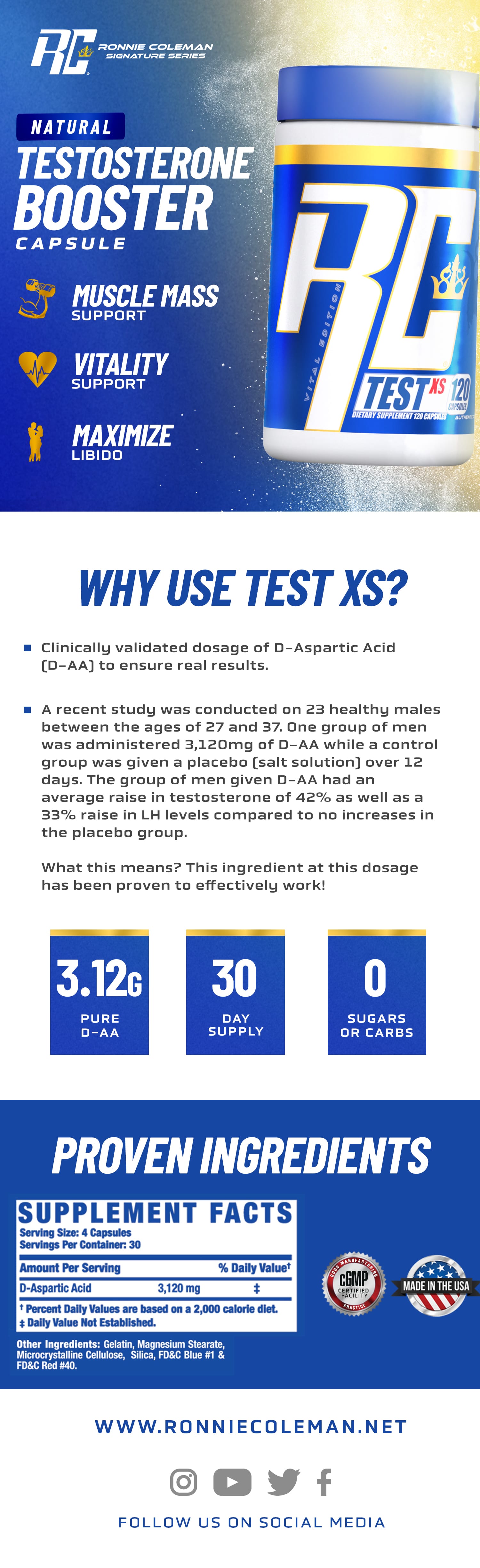 Test XS Capsule - Testosterone Booster