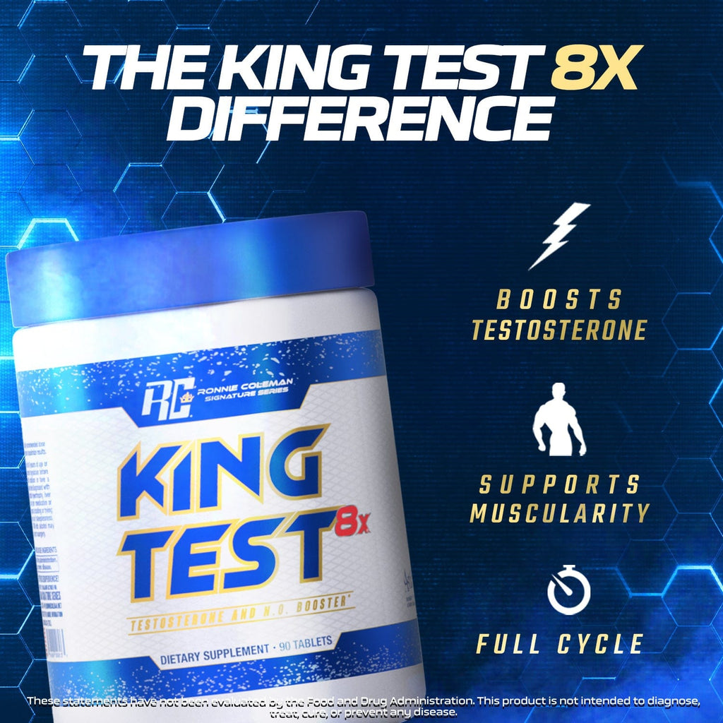 King Test 8X | Testosterone Booster by Ronnie Coleman – Ronnie Coleman  Signature Series