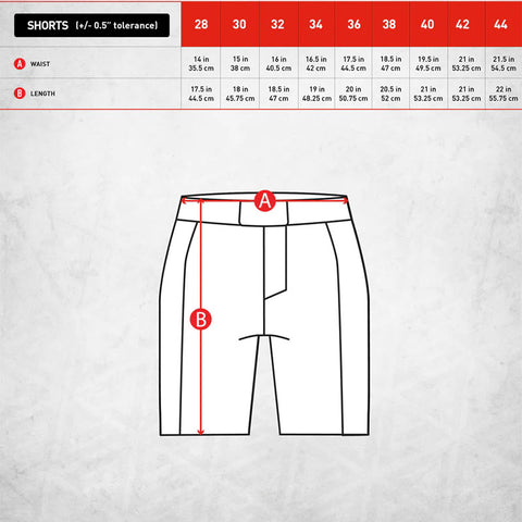 Guía de tallas Training Shorts Adidas