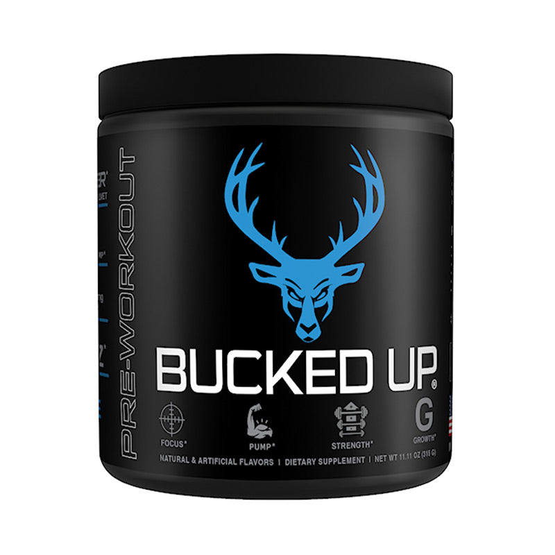 Mirror Bucked up pre workout nutrition facts for Machine