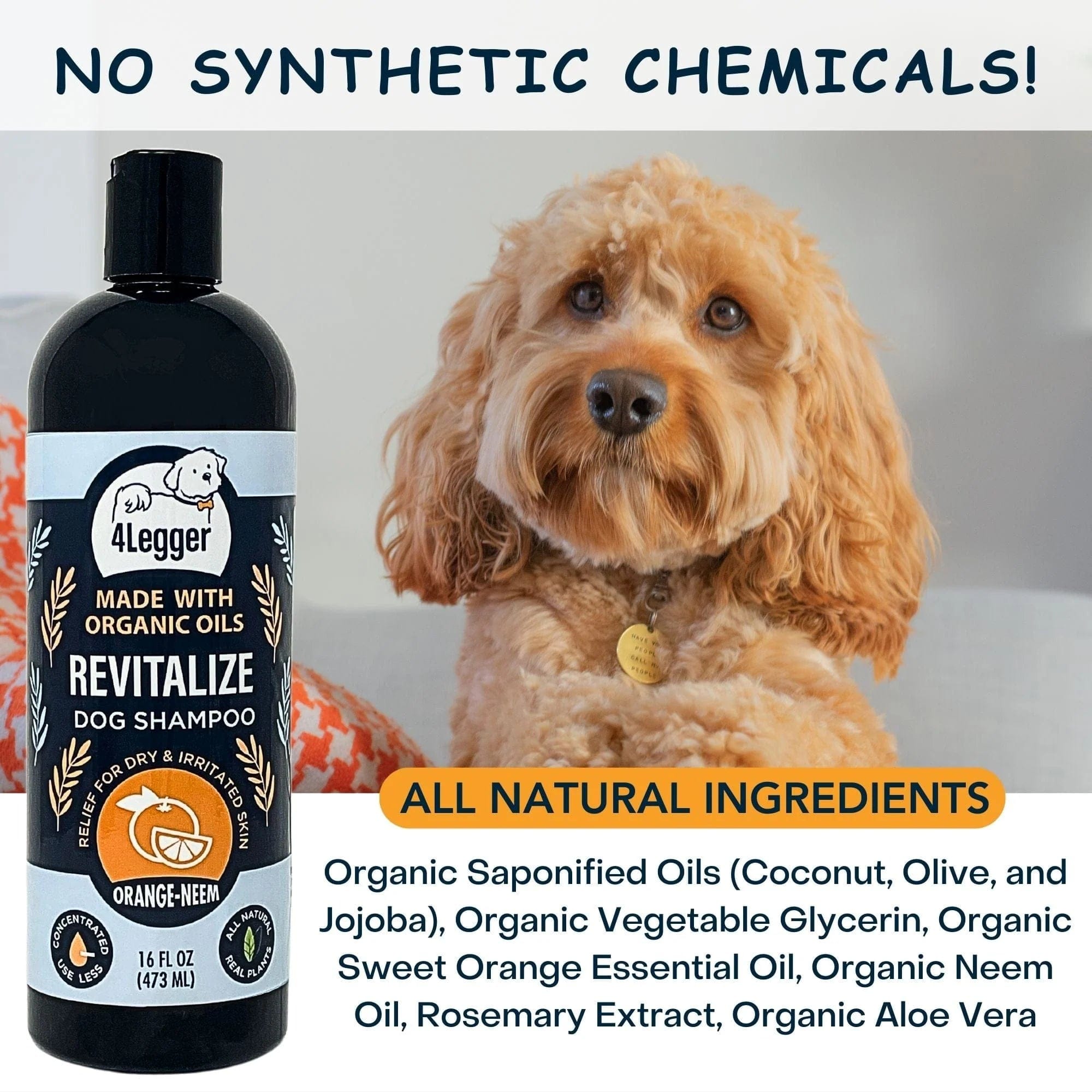 4 Legger Shampoo Revitalize Organic Neem Shampoo