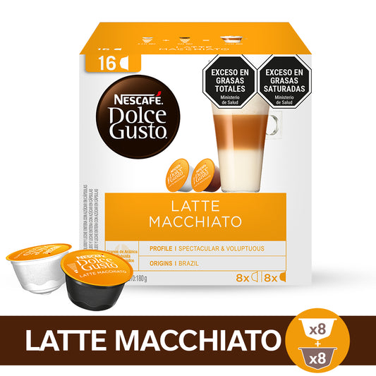 Nescafé® Dolce Gusto® Cafe Au Lait Caja por 16 Cápsulas