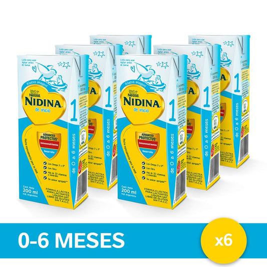 Nidina 2 Brik 200 ml, Nidina Leches & Alimentos - Farmacia Rosso Marcos