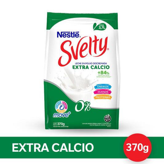 Leche en Polvo Descremada sin Lactosa en Bolsa 800grs Svelty