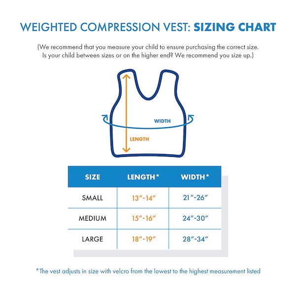 Weighted Compression Vest for Kids by Harkla - FREE SHIPPING