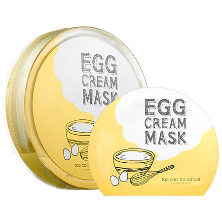 Too cool for school egg cream mask