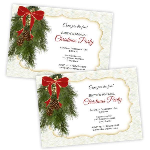 Christmas Invitation Templates – A.J.'s Prints