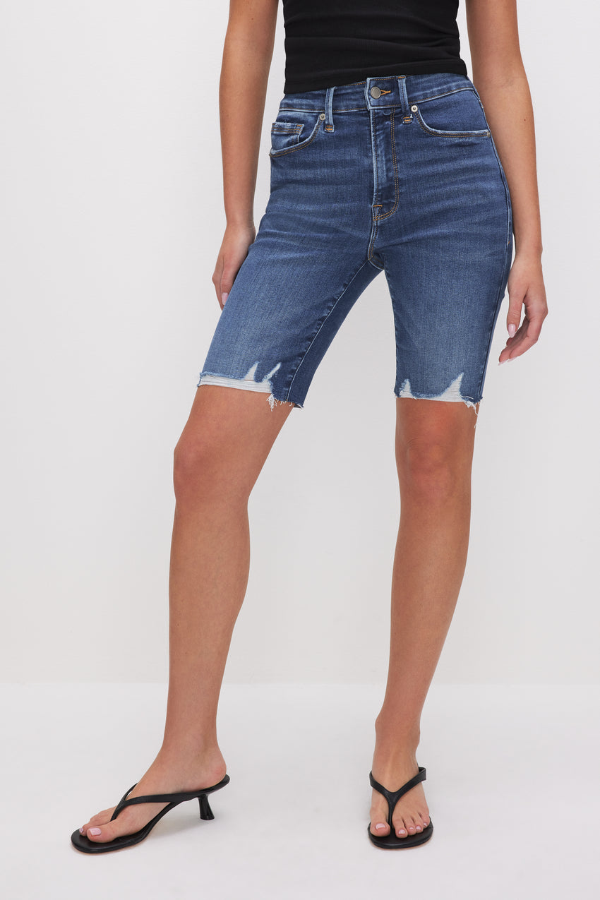 ALWAYS FITS GOOD LEGS BERMUDA SHORTS | INDIGO520 View 2 - model: Size 0 |