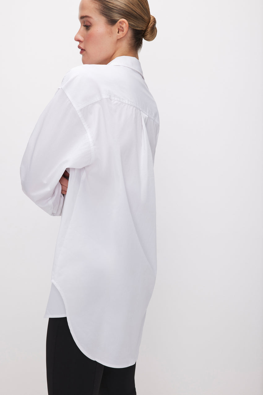 THE GOOD SHIRT | WHITE001 View 2 - model: Size 0 |