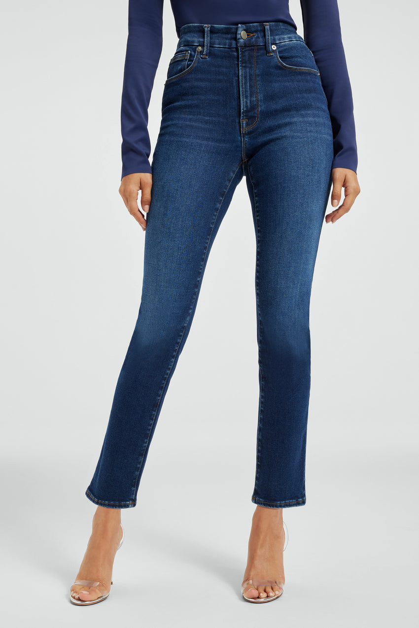 ALWAYS FITS GOOD LEGS CIGARETTE  JEANS | INDIGO446 View 6 - model: Size 0 |