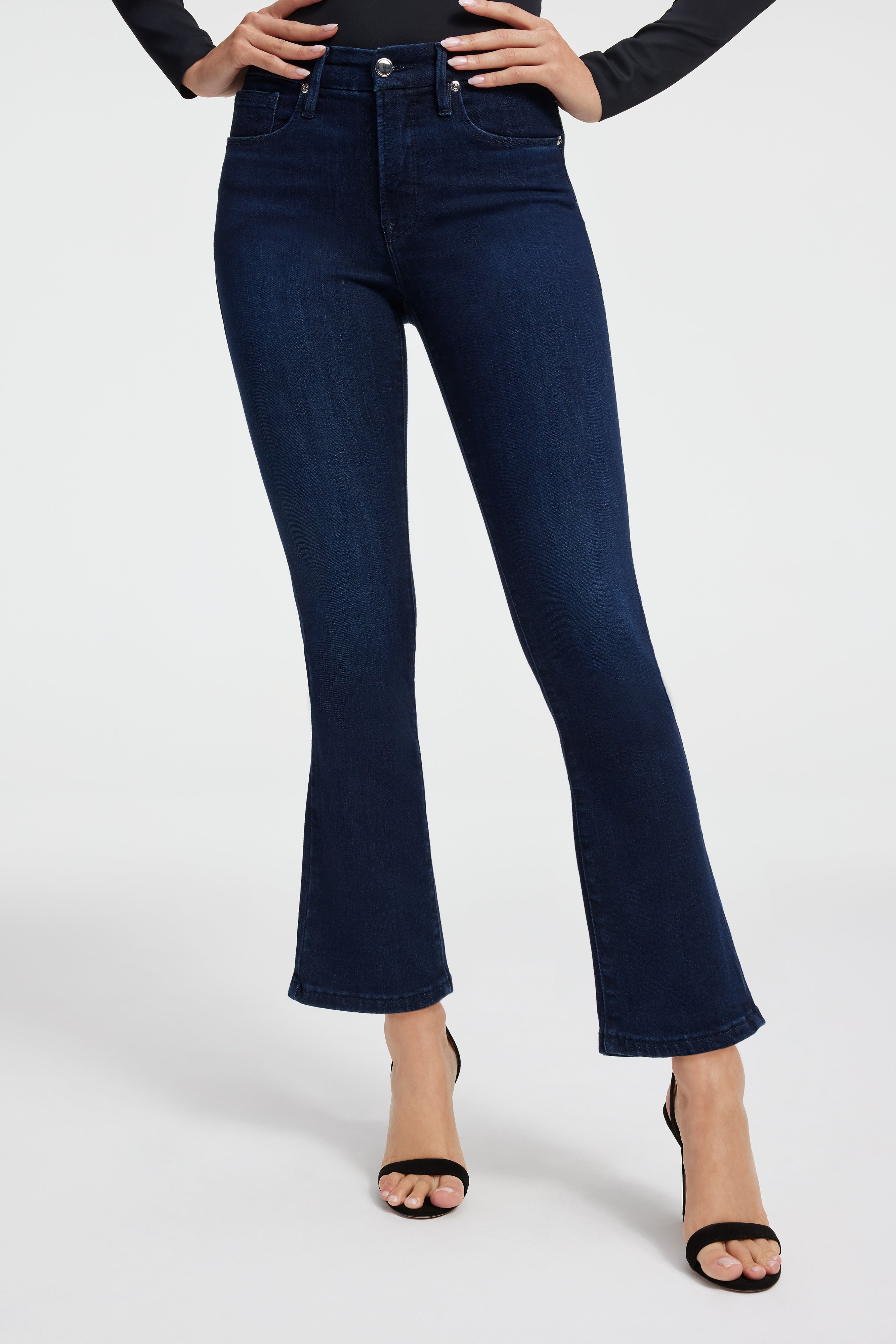 GOOD LEGS STRAIGHT JEANS | BLUE224 - GOOD AMERICAN