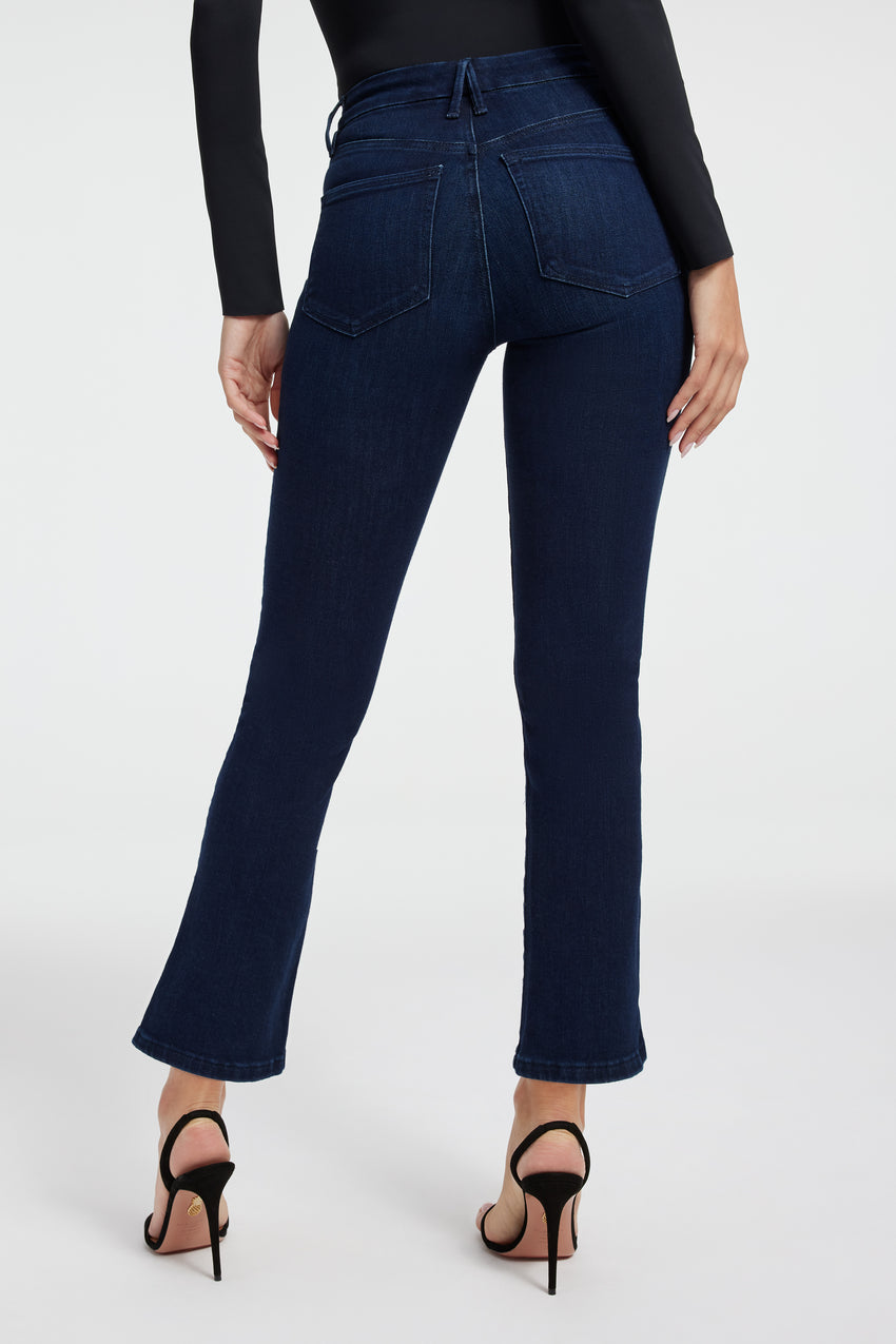 GOOD LEGS STRAIGHT JEANS | BLUE224 View 2 - model: Size 0 |