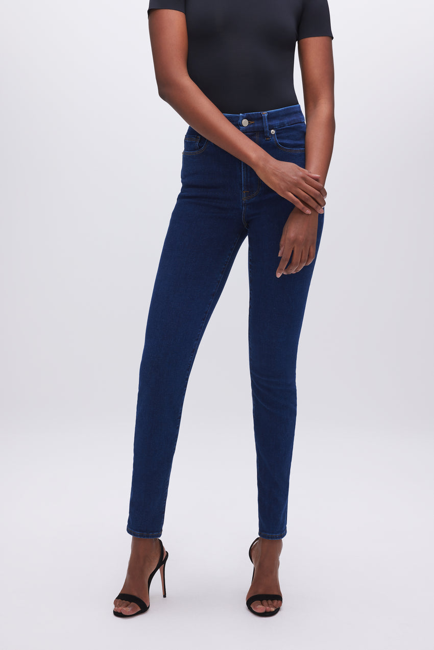 ALWAYS FITS GOOD WAIST SKINNY JEANS | BLUE821 - GOOD AMERICAN