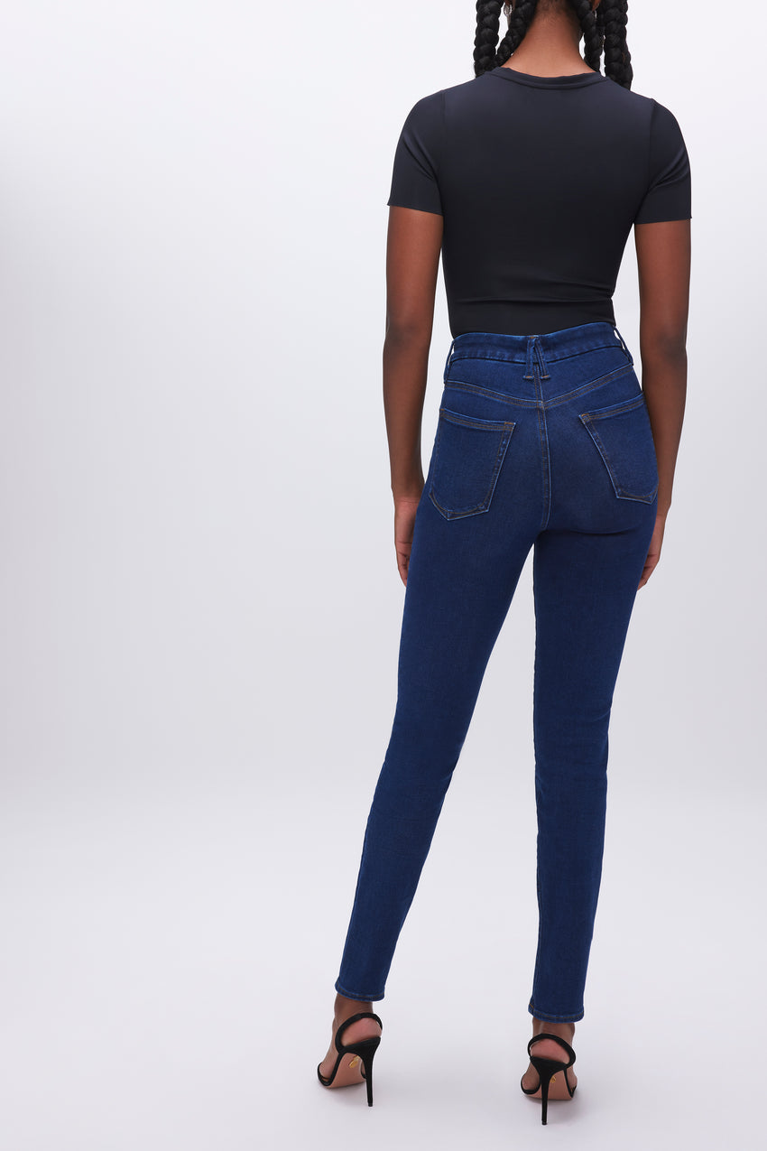 ALWAYS FITS GOOD WAIST SKINNY JEANS | BLUE821 View 3 - model: Size 0 |