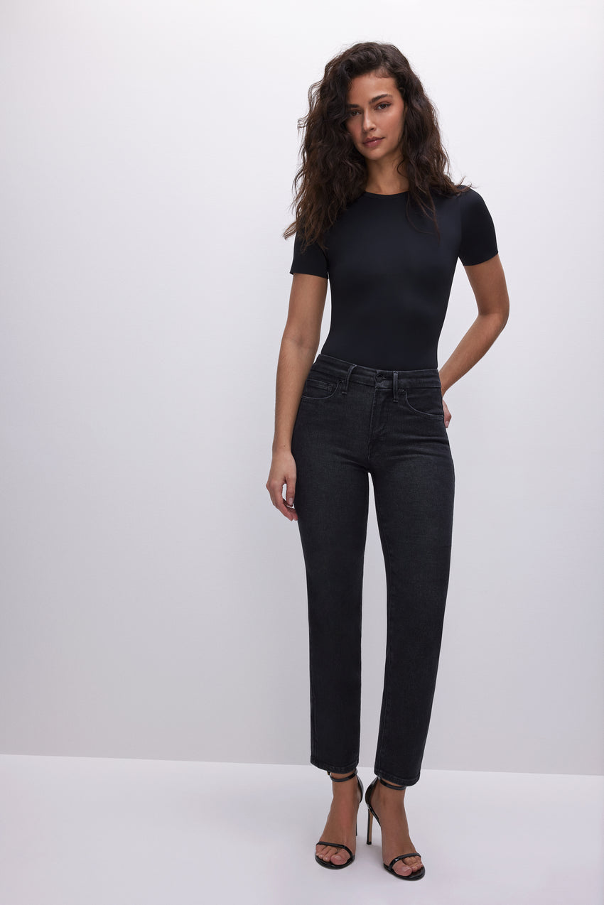 GOOD LEGS STRAIGHT JEANS | BLACK184 View 0 - model: Size 0 |