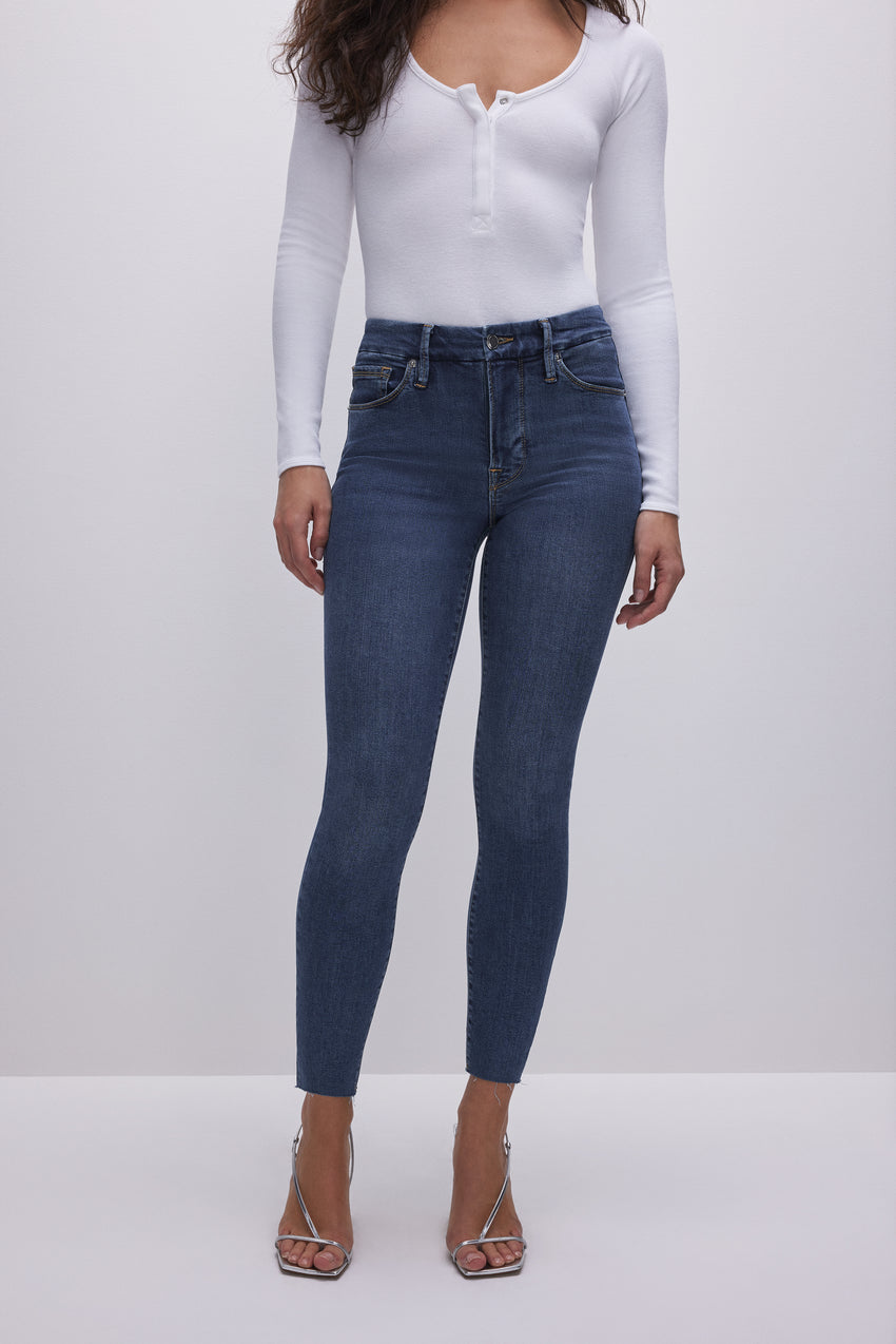 GOOD LEGS SKINNY CROPPED JEANS | BLUE835 View 2 - model: Size 0 |