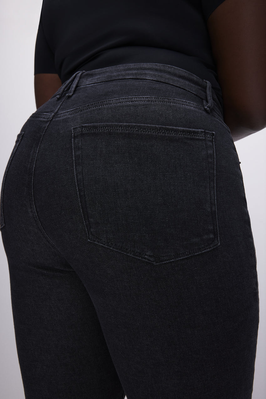GOOD LEGS STRAIGHT JEANS | BLACK184 View 9 - model: Size 16 |
