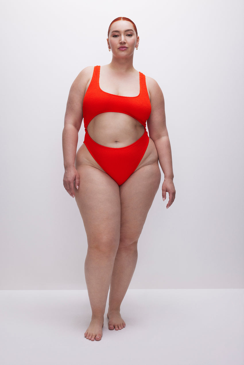 ALWAYS FITS MONOKINI | BRIGHT POPPY002 View 1 - model: Size 16 |