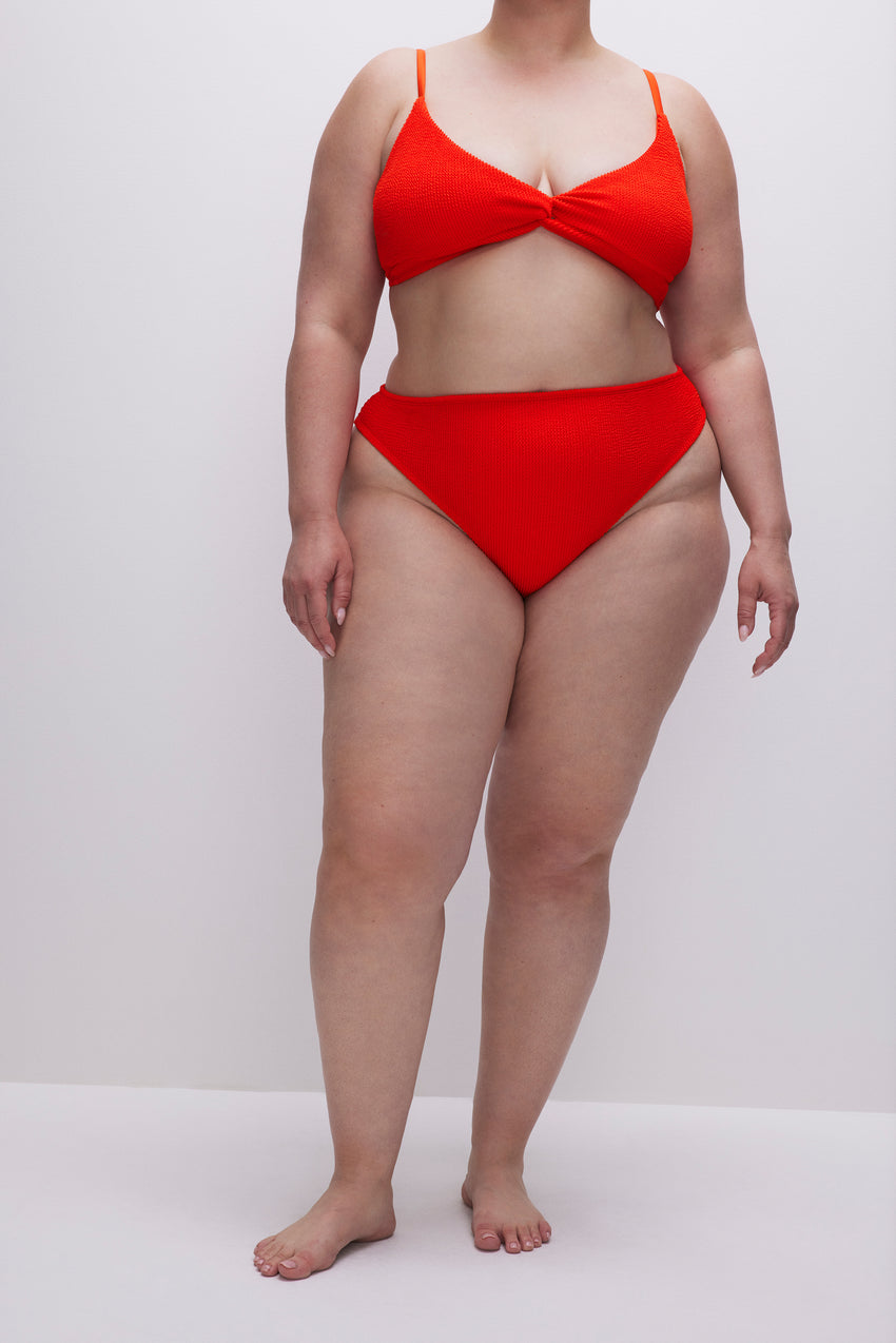 ALWAYS FITS GOOD WAIST BIKINI BOTTOM | BRIGHT POPPY002 View 6 - model: Size 16 |