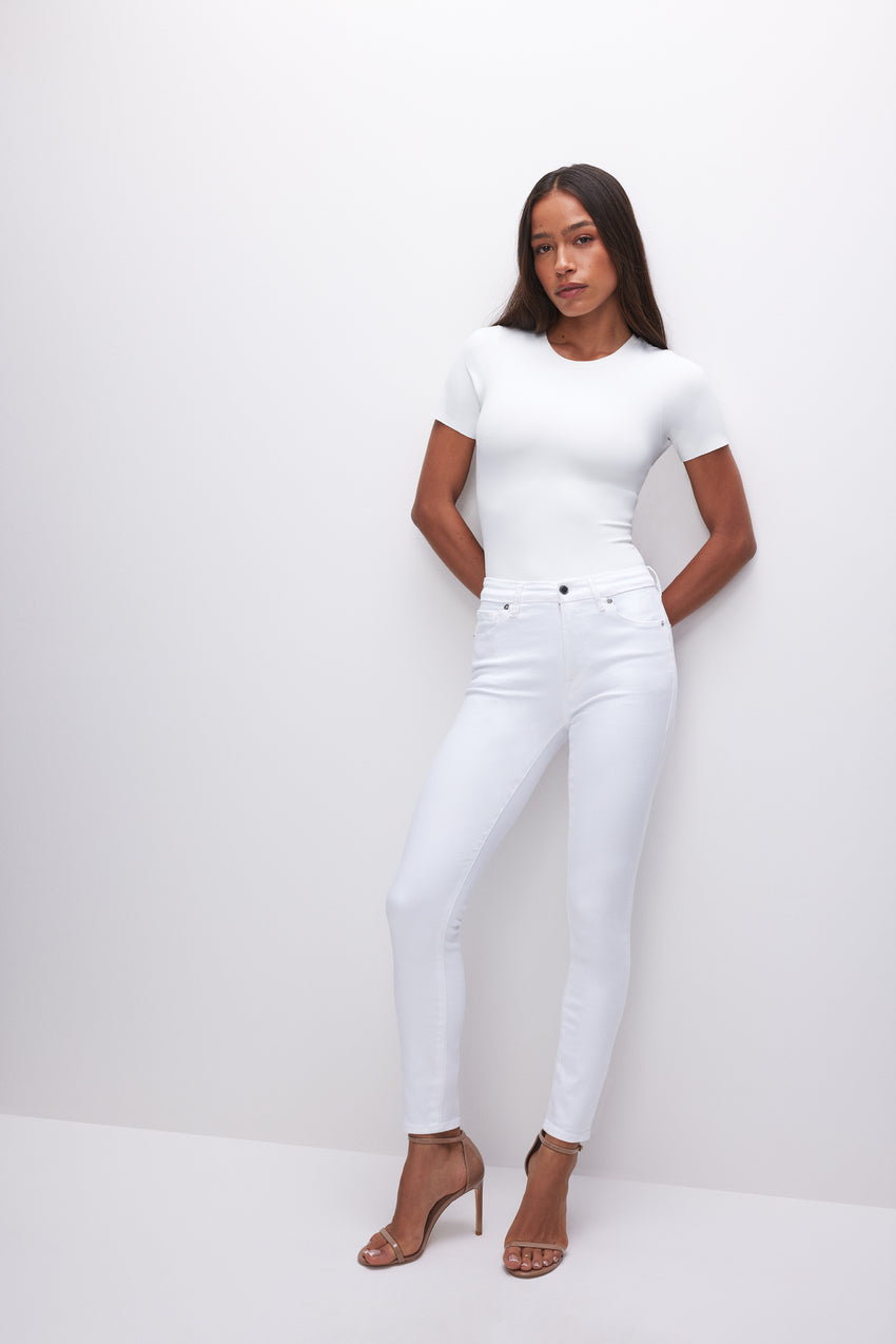 GOOD LEGS SKINNY JEANS | WHITE001 View 0 - model: Size 0 |