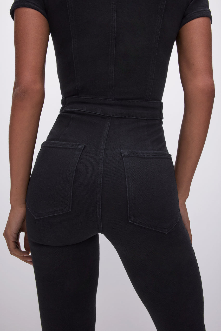 FIT FOR SUCCESS BOOTCUT JUMPSUIT | BLACK001 View 4 - model: Size 0 |