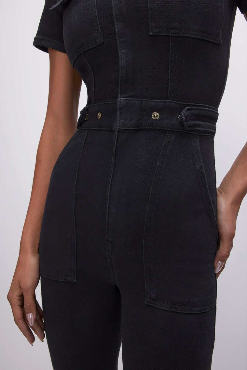 FIT FOR SUCCESS BOOTCUT JUMPSUIT | BLACK001 View 5 - model: Size 0 |