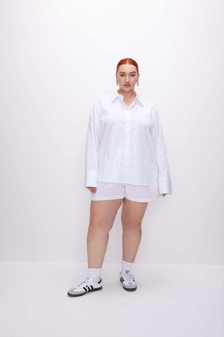 CRYSTAL GOOD SHIRT | WHITE001 View 6 - model: Size 16 |