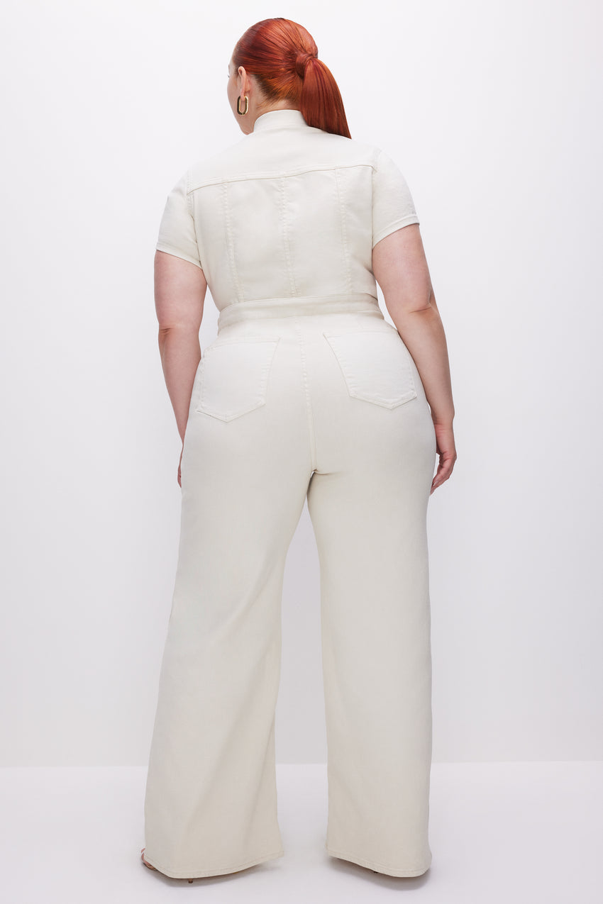 FIT FOR SUCCESS PALAZZO JUMPSUIT | BONE001 View 8 - model: Size 16 |