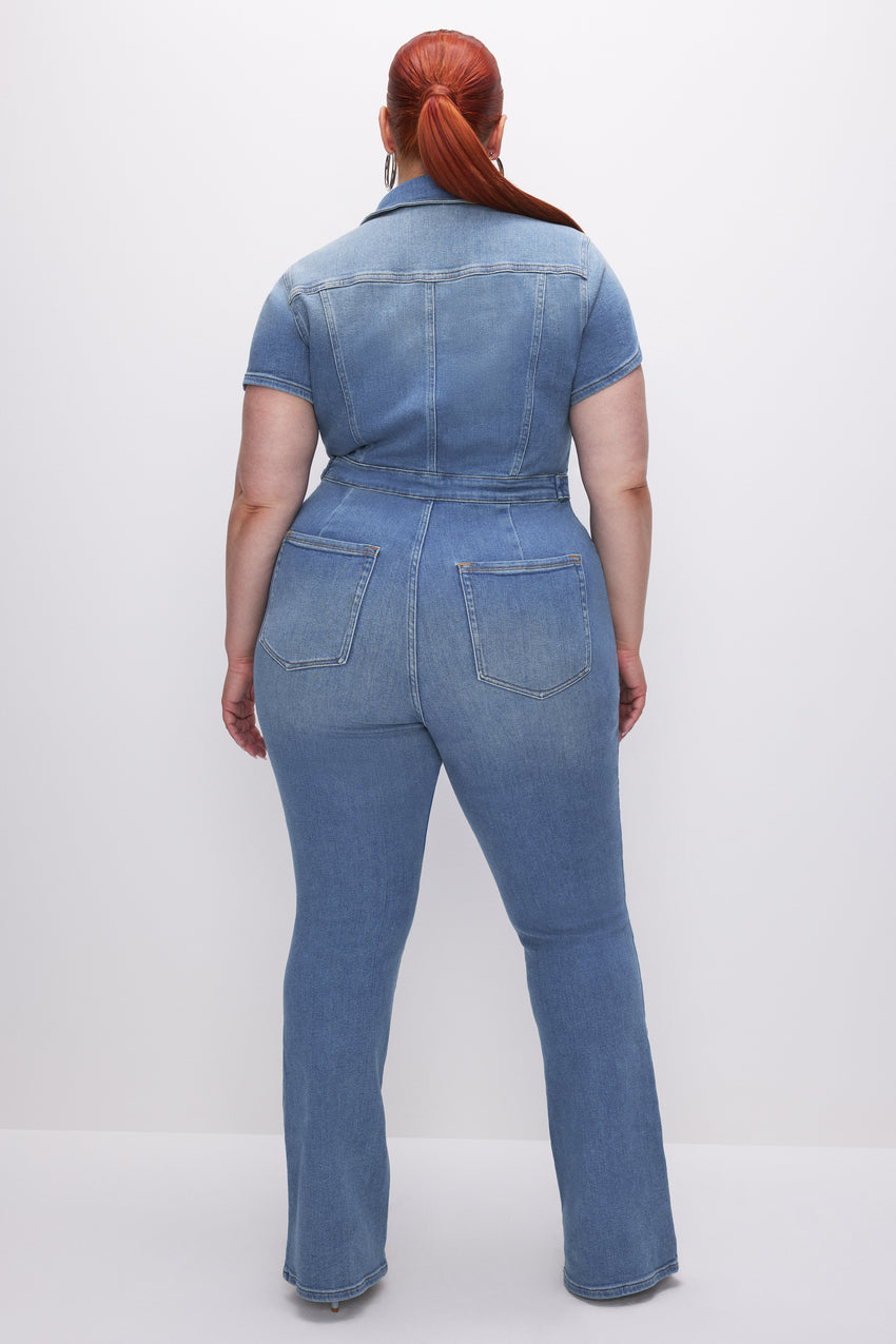 FIT FOR SUCCESS BOOTCUT JUMPSUIT | BLUE274 View 2 - model: Size 16 |