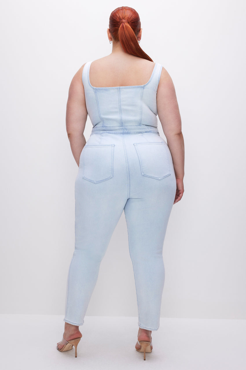 FIT FOR SUCCESS LIGHT COMPRESSION SLEEVELESS JUMPSUIT  | INDIGO453 View 2 - model: Size 16 |