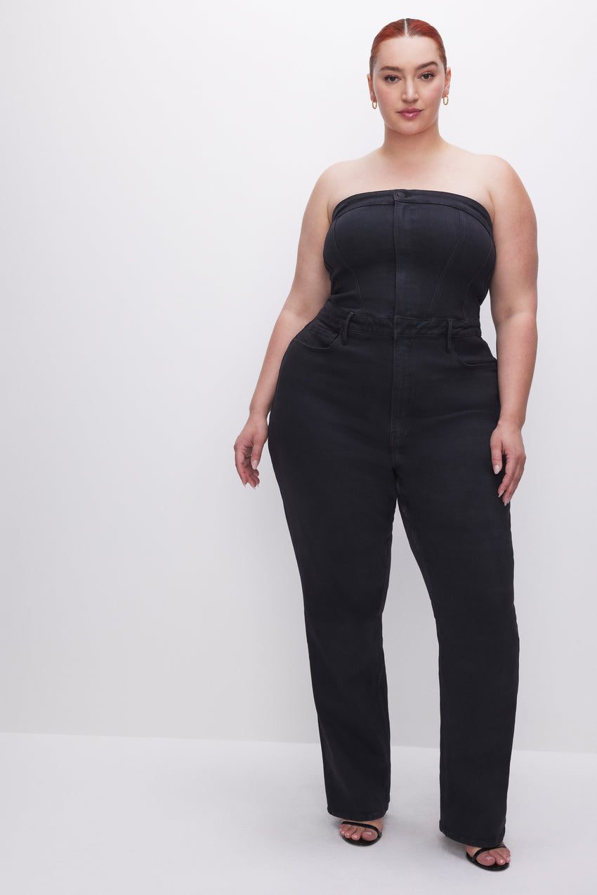 FIT FOR SUCCESS LIGHT COMPRESSION TUBE JUMPSUIT | BLACK269 View 1 - model: Size 16 |