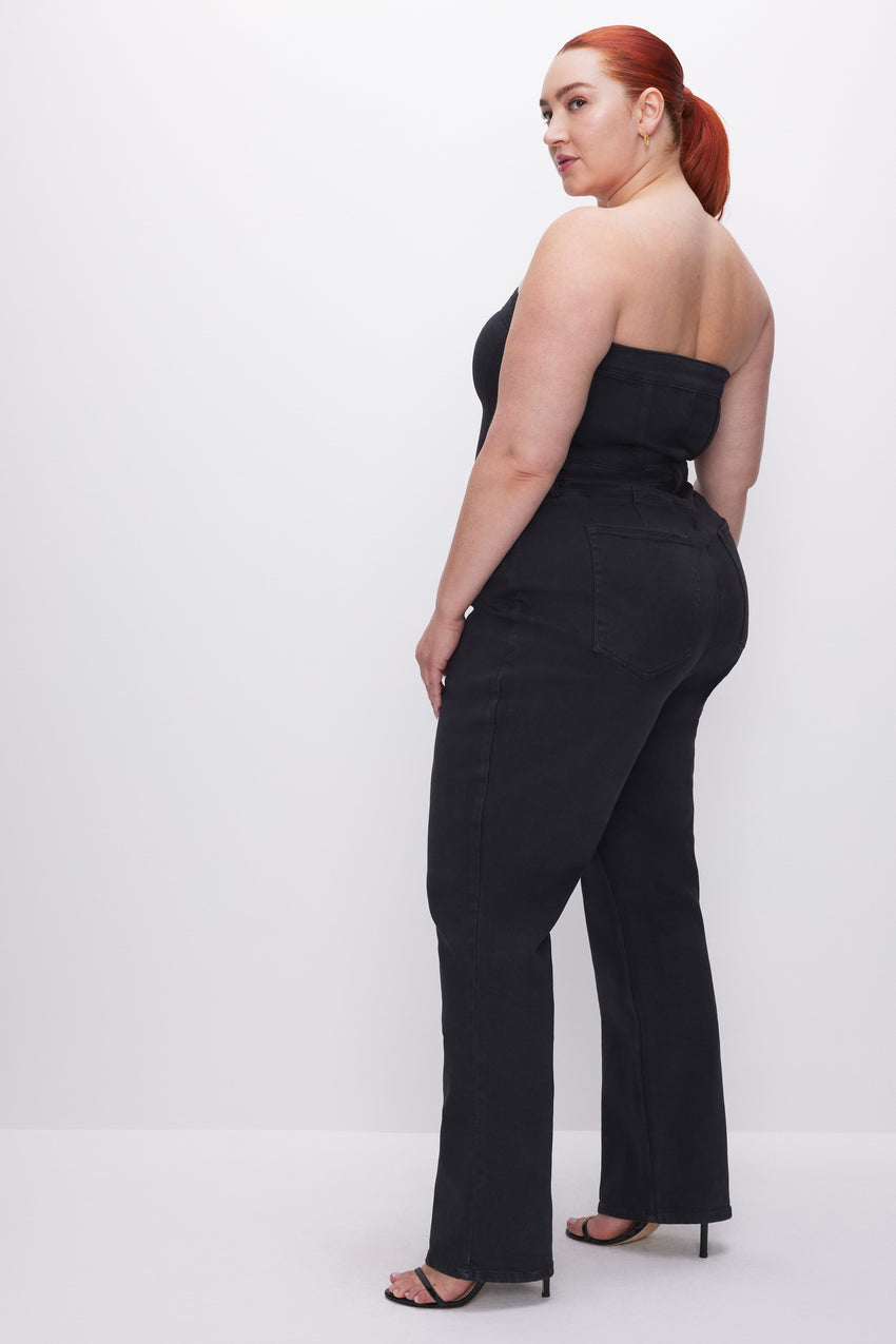 FIT FOR SUCCESS LIGHT COMPRESSION TUBE JUMPSUIT | BLACK269 View 3 - model: Size 16 |