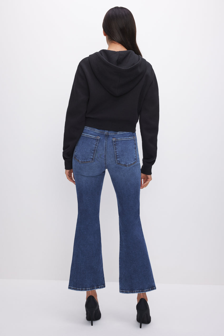 ALWAYS FITS GOOD LEGS CROPPED MINI BOOTCUT JEANS | INDIGO520 - GOOD ...