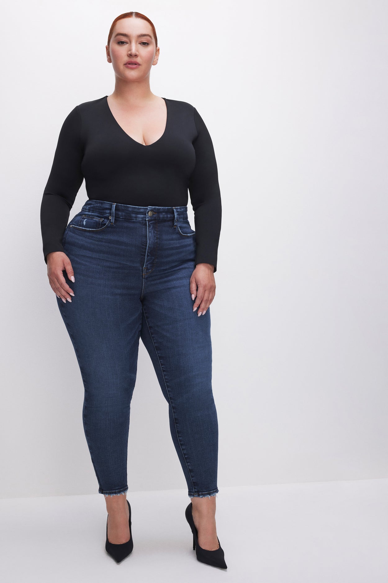 SOFT-TECH GOOD WAIST SKINNY CROPPED JEANS | INDIGO511 - GOOD AMERICAN