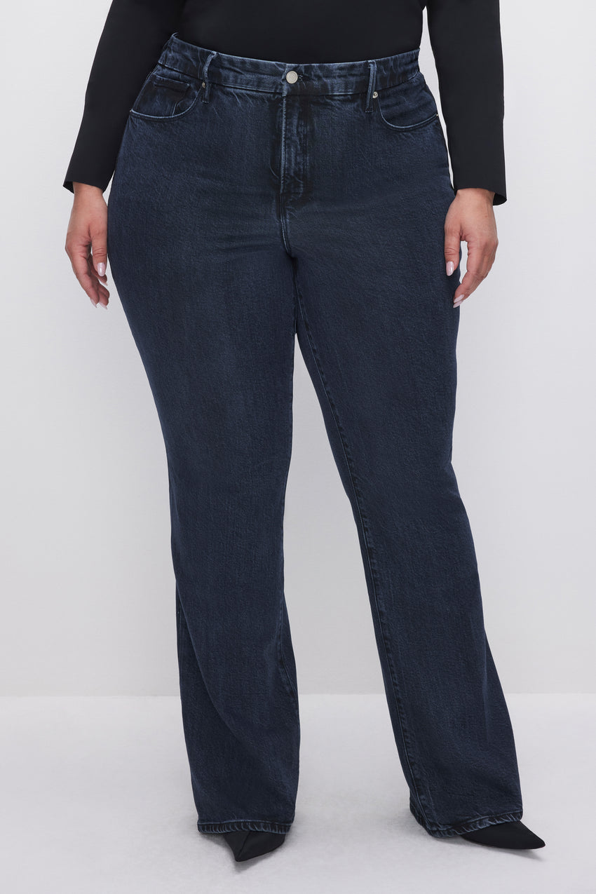 SOFT-TECH GOOD CLASSIC SLIM BOOTCUT JEANS | INDIGO533 View 6 - model: Size 16 |