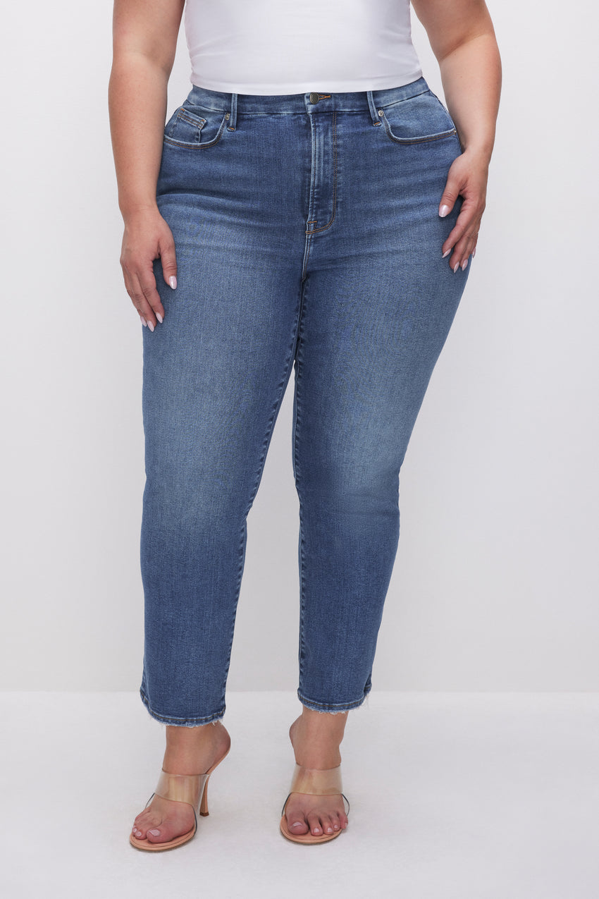 ALWAYS FITS GOOD LEGS STRAIGHT JEANS | INDIGO316 View 6 - model: Size 16 |