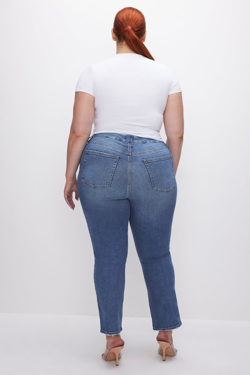 ALWAYS FITS GOOD LEGS STRAIGHT JEANS | INDIGO316 View 8 - model: Size 16 |