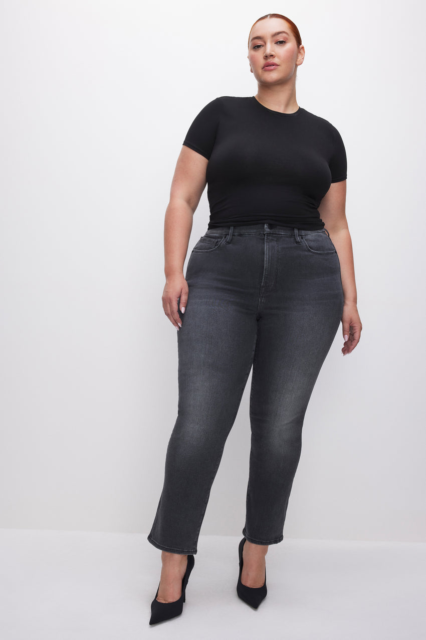 ALWAYS FITS GOOD LEGS STRAIGHT JEANS | BLACK253 View 0 - model: Size 16 |