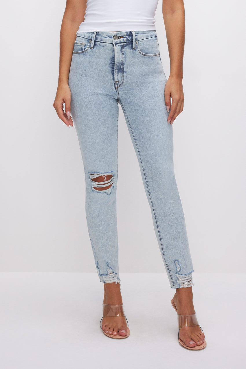 GOOD CLASSIC SLIM STRAIGHT JEANS | BLUE539 View 0 - model: Size 0 |